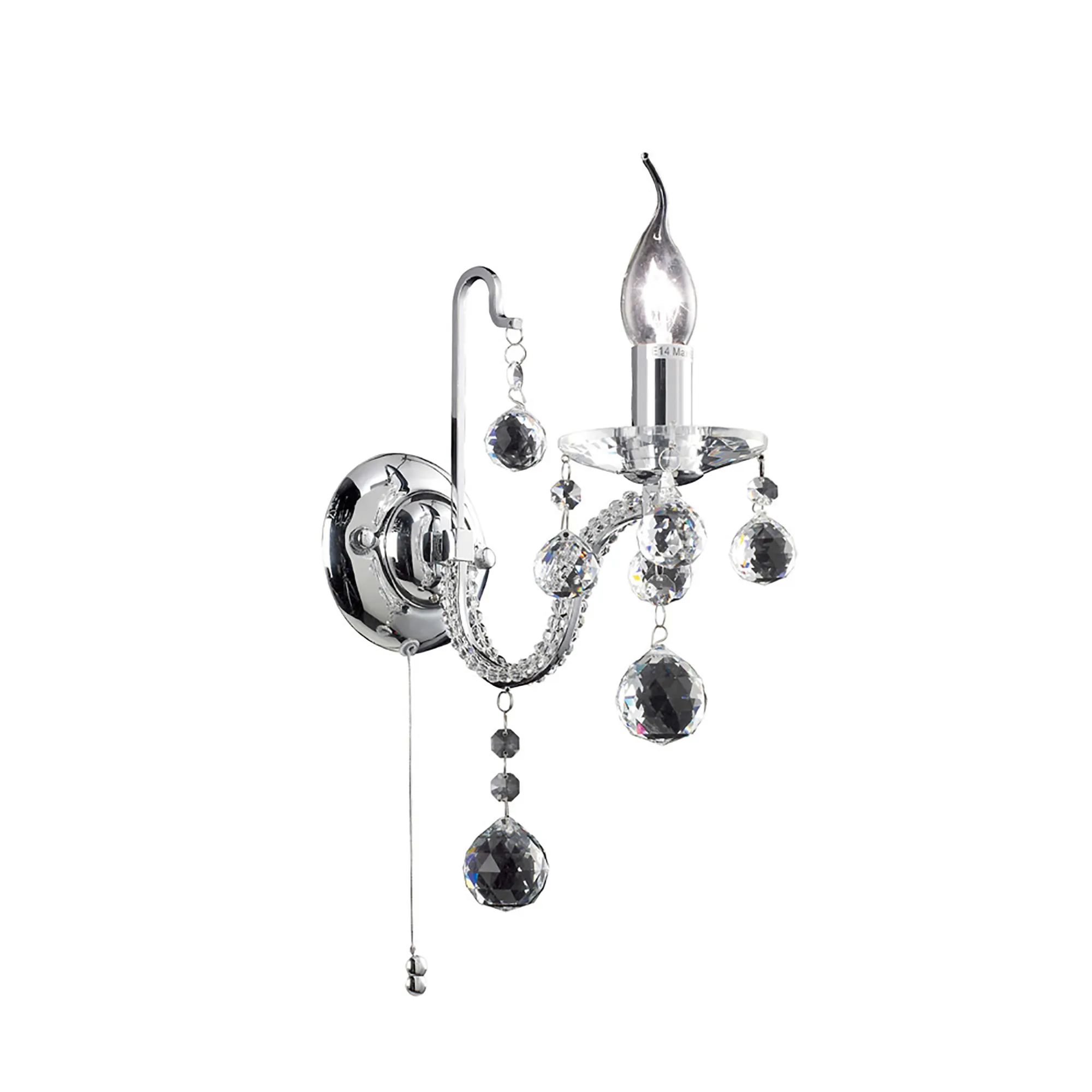 Corona Crystal Wall Lights Diyas Armed Wall Lights